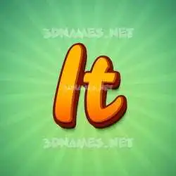 it in Green Rays style - 3D name wallpaper