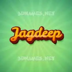 jagdeep in Green Rays style - 3D name wallpaper