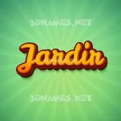 jardir in Green Rays style - 3D name wallpaper