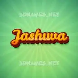 jashuva in Green Rays style - 3D name wallpaper