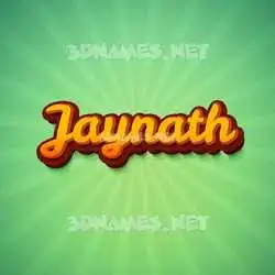 jaynath in Green Rays style - 3D name wallpaper