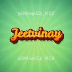 jeetvinay in Green Rays style - 3D name wallpaper