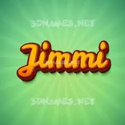 jimmi in Green Rays style - 3D name wallpaper