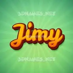jimy in Green Rays style - 3D name wallpaper