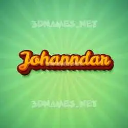 johanndar in Green Rays style - 3D name wallpaper