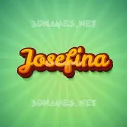 josefina in Green Rays style - 3D name wallpaper