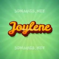 joylene in Green Rays style - 3D name wallpaper