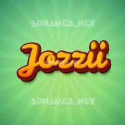 jozzii in Green Rays style - 3D name wallpaper