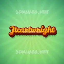 jtcartwright in Green Rays style - 3D name wallpaper