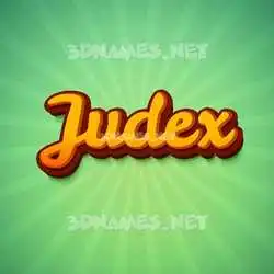 judex in Green Rays style - 3D name wallpaper