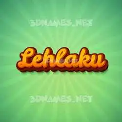 lehlaku in Green Rays style - 3D name wallpaper