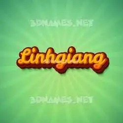 linhgiang in Green Rays style - 3D name wallpaper