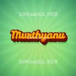 murthyanu in Green Rays style - 3D name wallpaper