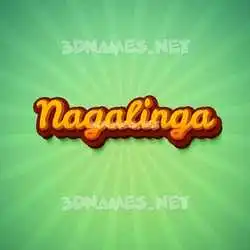 nagalinga in Green Rays style - 3D name wallpaper