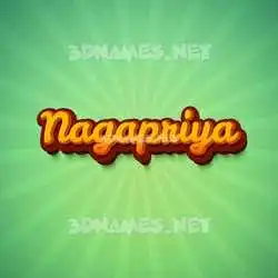 nagapriya in Green Rays style - 3D name wallpaper
