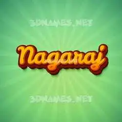nagaraj in Green Rays style - 3D name wallpaper