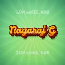 nagaraj g in Green Rays style - 3D name wallpaper