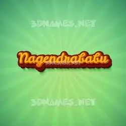 nagendrababu in Green Rays style - 3D name wallpaper