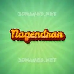 nagendran in Green Rays style - 3D name wallpaper