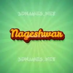 nageshwar in Green Rays style - 3D name wallpaper