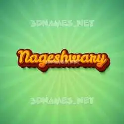 nageshwary in Green Rays style - 3D name wallpaper