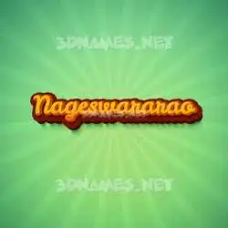 nageswararao in Green Rays style - 3D name wallpaper