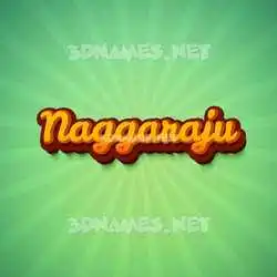 naggaraju in Green Rays style - 3D name wallpaper
