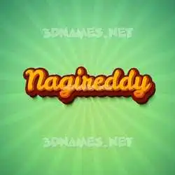 nagireddy in Green Rays style - 3D name wallpaper
