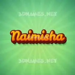 naimisha in Green Rays style - 3D name wallpaper