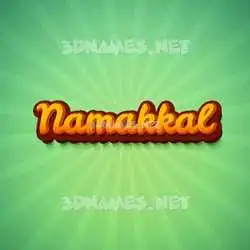 namakkal in Green Rays style - 3D name wallpaper