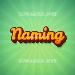 naming in Green Rays style - 3D name wallpaper