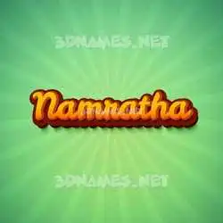namratha in Green Rays style - 3D name wallpaper