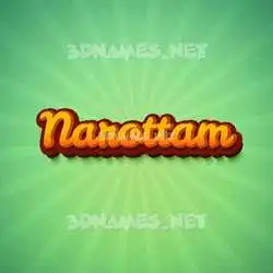 narottam in Green Rays style - 3D name wallpaper