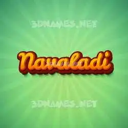 navaladi in Green Rays style - 3D name wallpaper