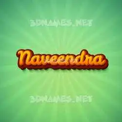 naveendra in Green Rays style - 3D name wallpaper