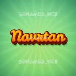navrtan in Green Rays style - 3D name wallpaper
