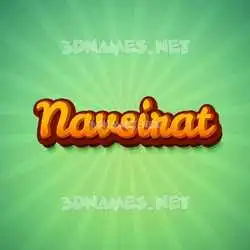 navsirat in Green Rays style - 3D name wallpaper
