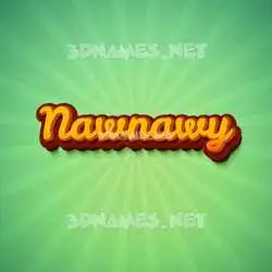 nawnawy in Green Rays style - 3D name wallpaper