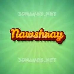 nawshray in Green Rays style - 3D name wallpaper