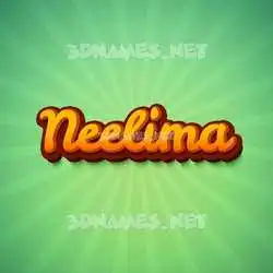 neelima in Green Rays style - 3D name wallpaper