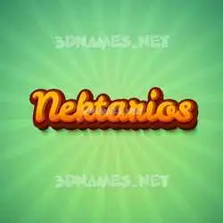 nektarios in Green Rays style - 3D name wallpaper