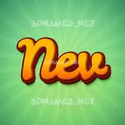 nev in Green Rays style - 3D name wallpaper