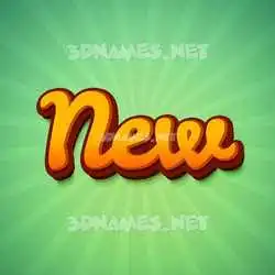 new in Green Rays style - 3D name wallpaper