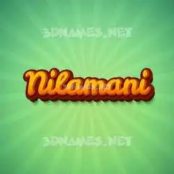 nilamani in Green Rays style - 3D name wallpaper