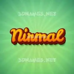nirmal in Green Rays style - 3D name wallpaper