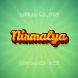 nirmalya in Green Rays style - 3D name wallpaper
