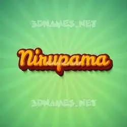 nirupama in Green Rays style - 3D name wallpaper