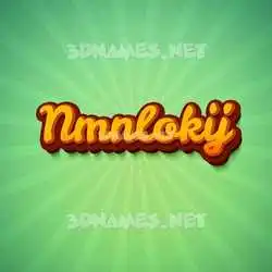 nmnlokij in Green Rays style - 3D name wallpaper
