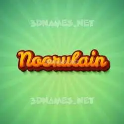 noorulain in Green Rays style - 3D name wallpaper