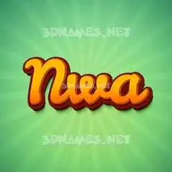 nwa in Green Rays style - 3D name wallpaper